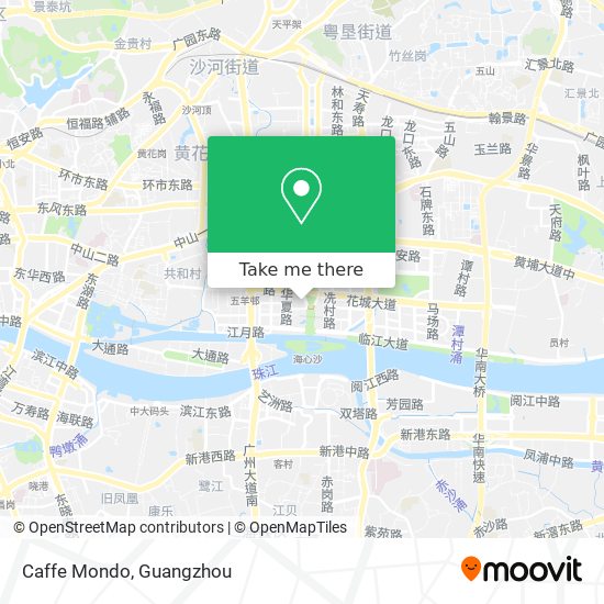 Caffe Mondo map