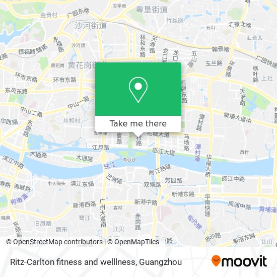 Ritz-Carlton fitness and welllness map