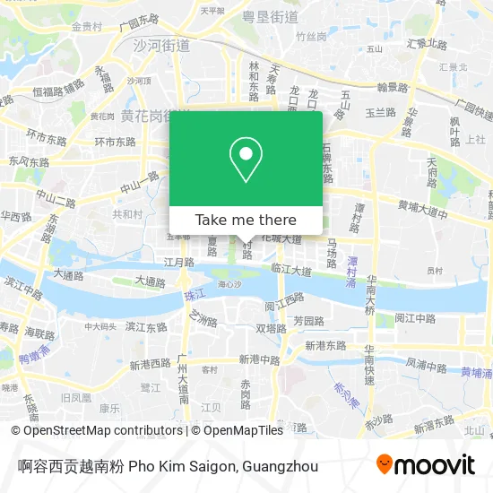 啊容西贡越南粉 Pho Kim Saigon map