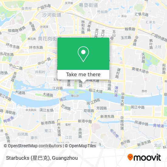 Starbucks (星巴克) map