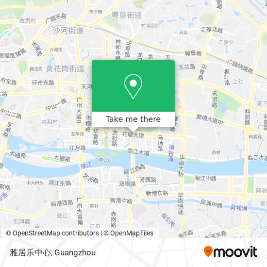 雅居乐中心 map