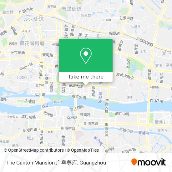 The Canton Mansion 广粤尊府 map