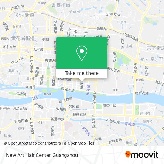 New Art Hair Center map
