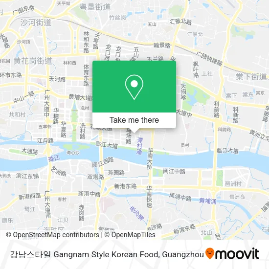강남스타일 Gangnam Style Korean Food map