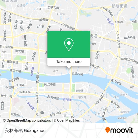 美林海岸 map