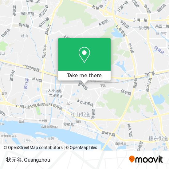 状元谷 map
