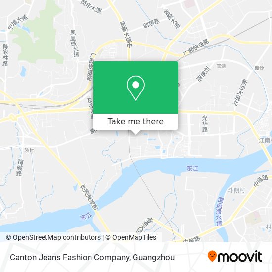 Canton Jeans Fashion Company map