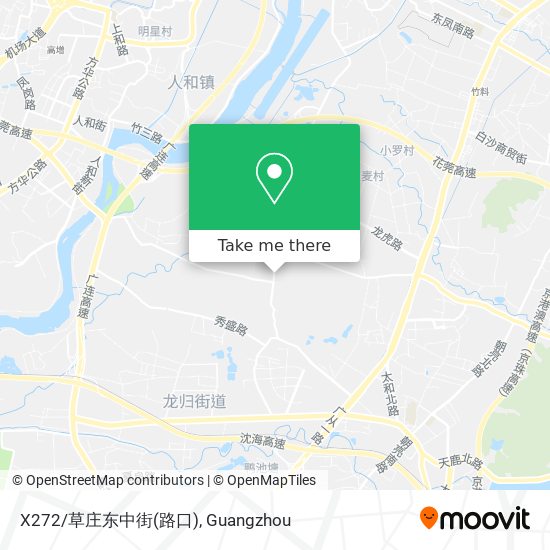 X272/草庄东中街(路口) map