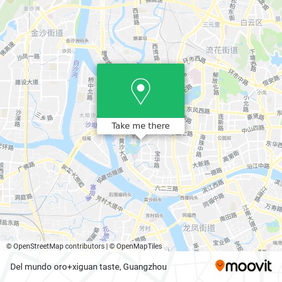 Del mundo oro+xiguan taste map