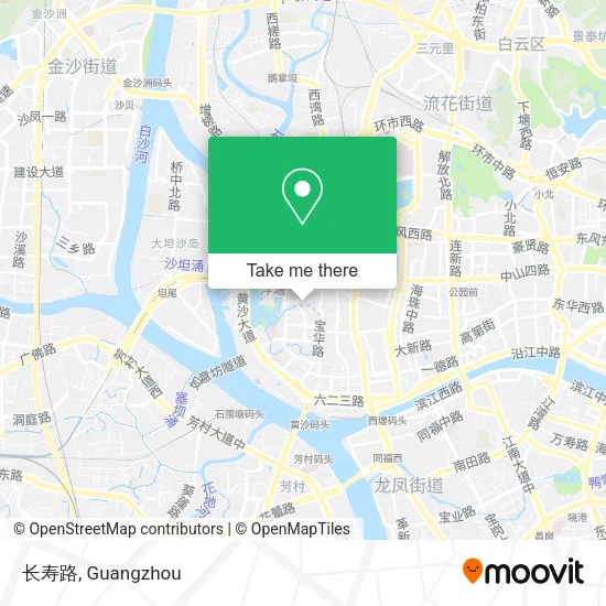 长寿路 map