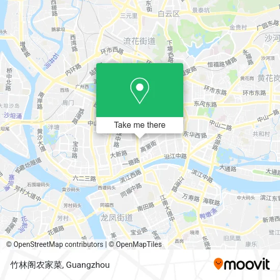 竹林阁农家菜 map