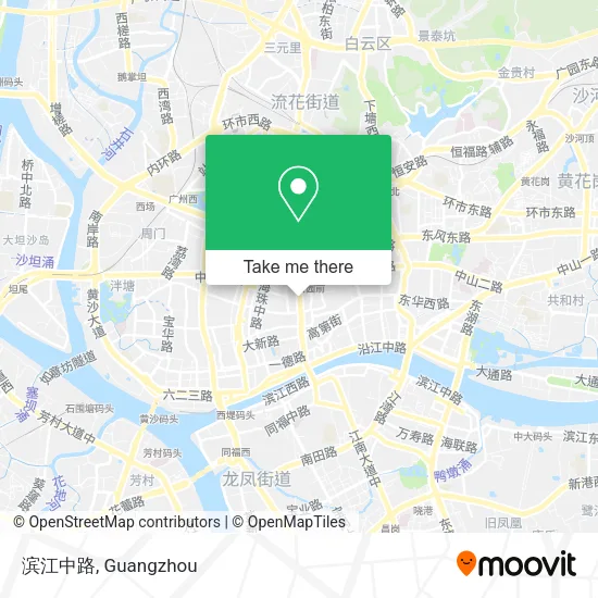滨江中路 map