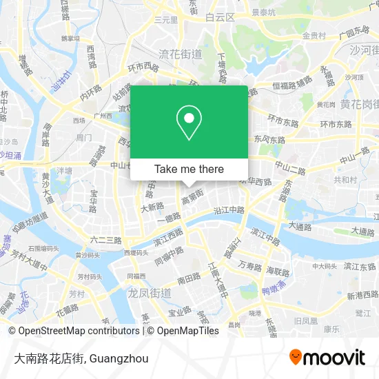 大南路花店街 map
