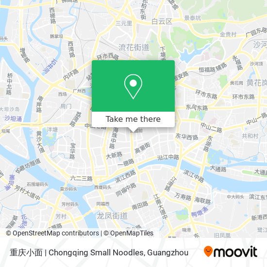 重庆小面 | Chongqing Small Noodles map
