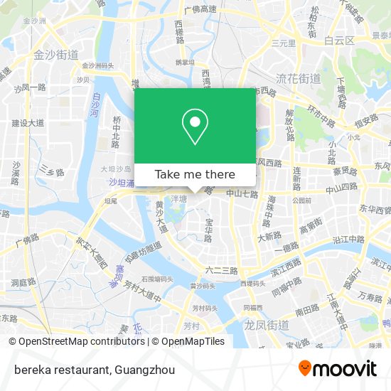 bereka restaurant map