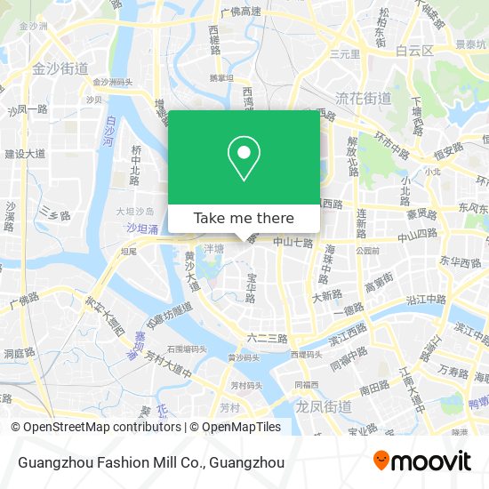 Guangzhou Fashion Mill Co. map