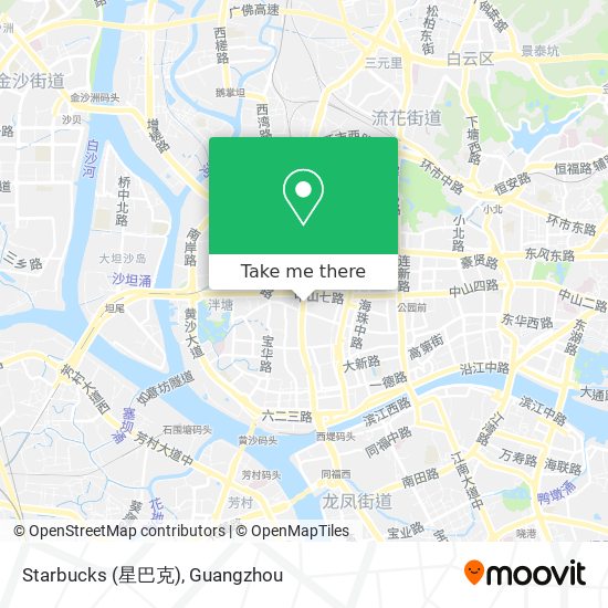 Starbucks (星巴克) map