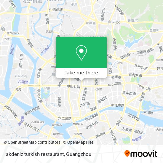 akdeniz turkish restaurant map