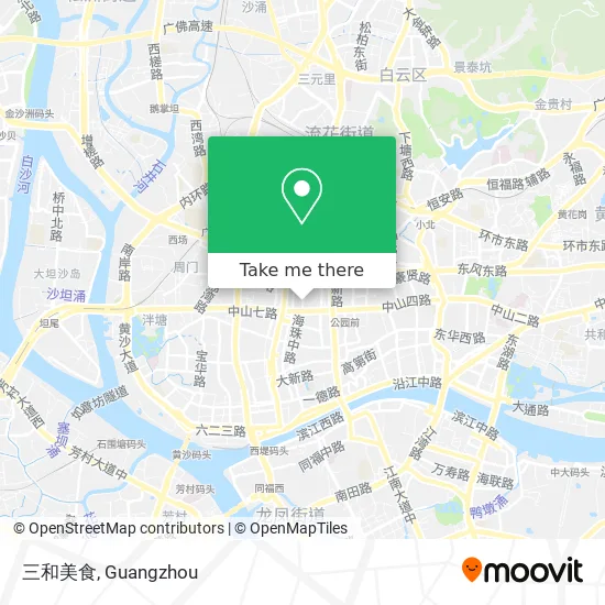 三和美食 map