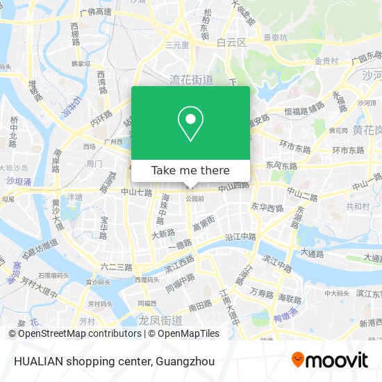 HUALIAN shopping center map