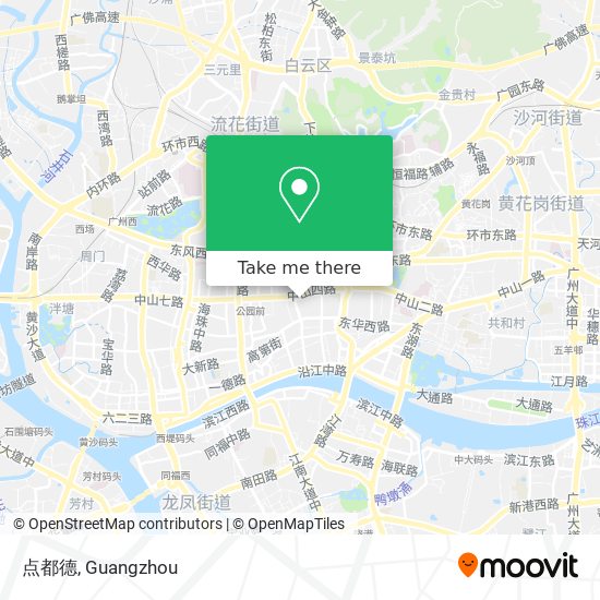 点都德 map
