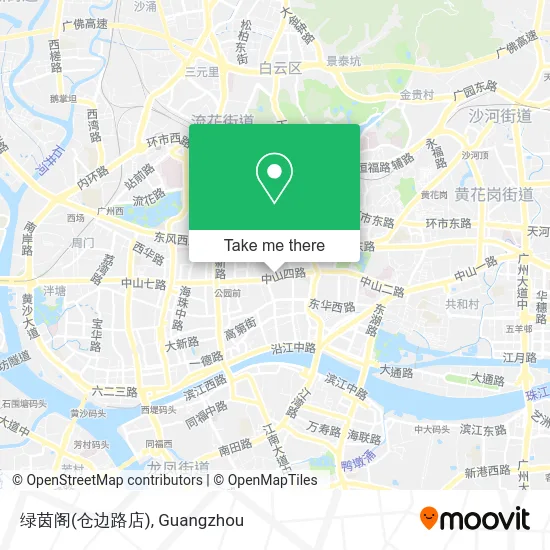 绿茵阁(仓边路店) map