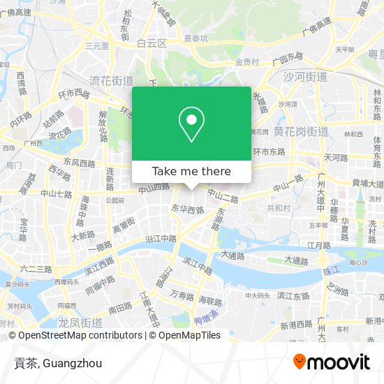 貢茶 map