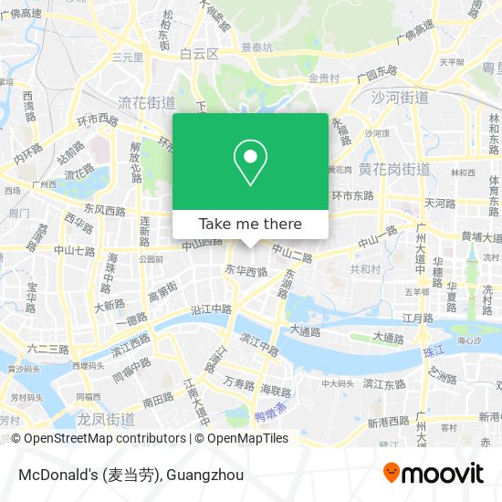 McDonald's (麦当劳) map