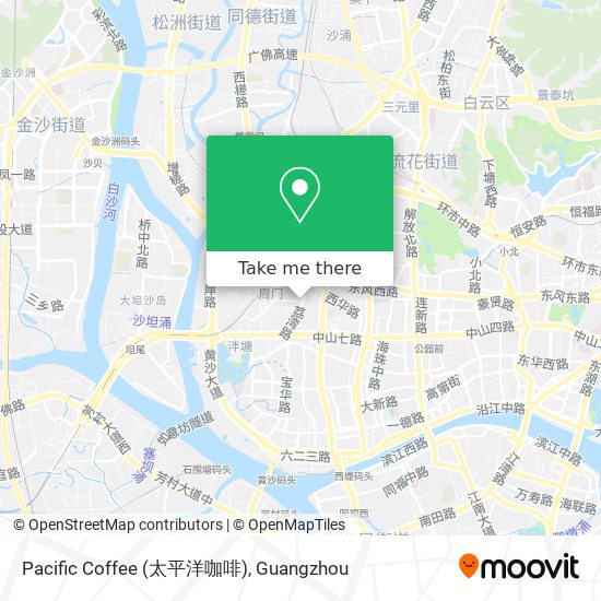 Pacific Coffee (太平洋咖啡) map