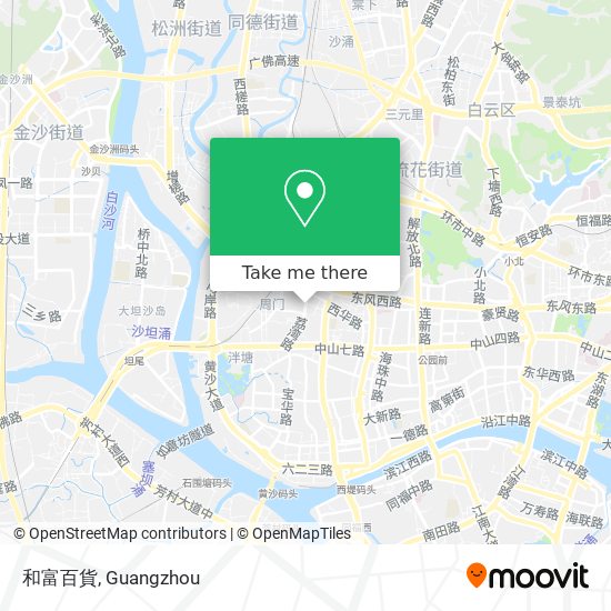 和富百貨 map