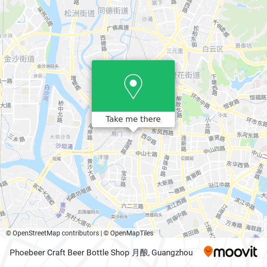 Phoebeer Craft Beer Bottle Shop 月酿 map