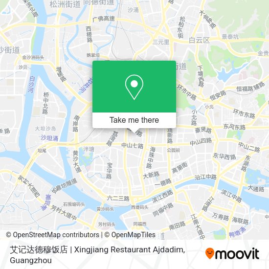 艾记达德穆饭店 | Xingjiang Restaurant Ajdadim map