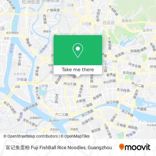 富记鱼蛋粉 Fuji FishBall Rice Noodles map