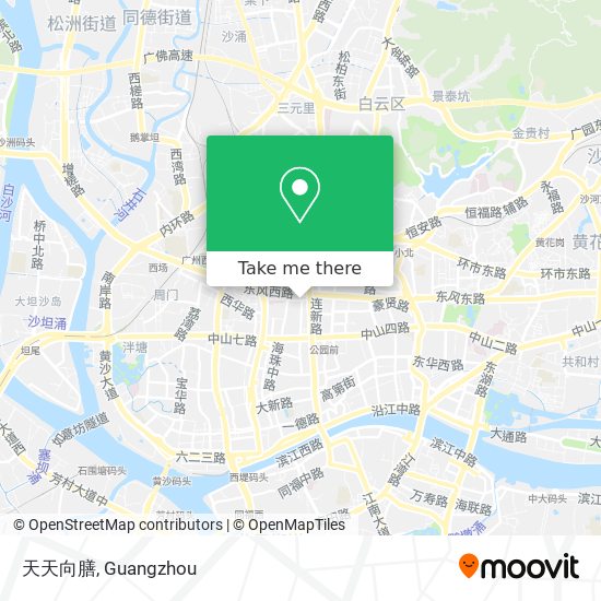 天天向膳 map