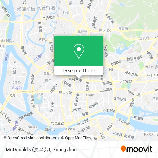McDonald's (麦当劳) map