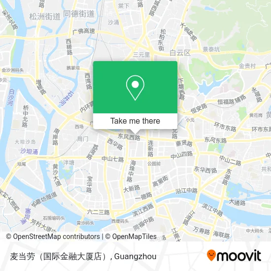麦当劳（国际金融大厦店） map