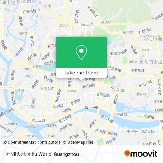 西湖天地 Xihu World map