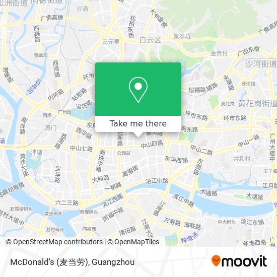 McDonald's (麦当劳) map