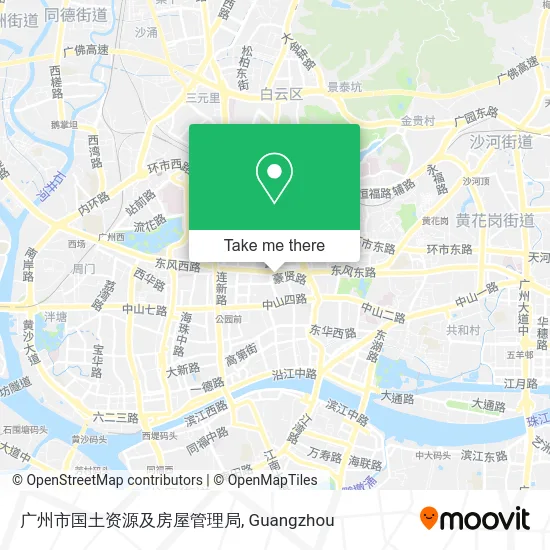 广州市国土资源及房屋管理局 map