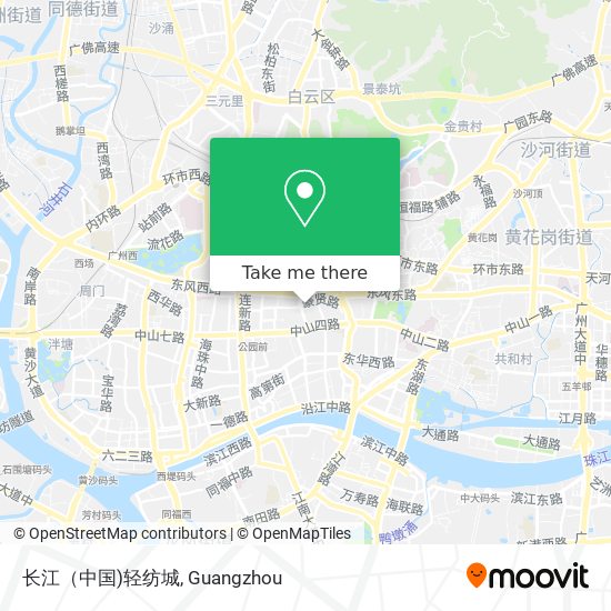 长江（中国)轻纺城 map