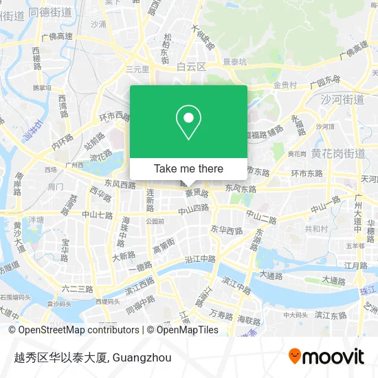 越秀区华以泰大厦 map