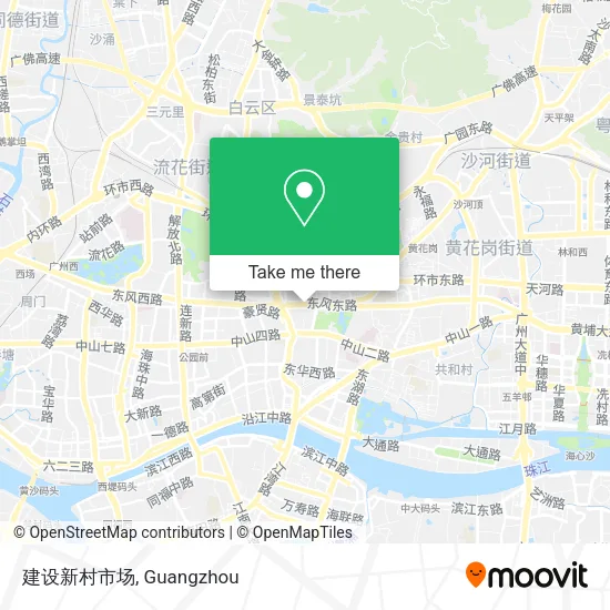 建设新村市场 map