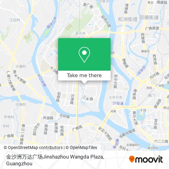 金沙洲万达广场Jinshazhou Wangda Plaza map