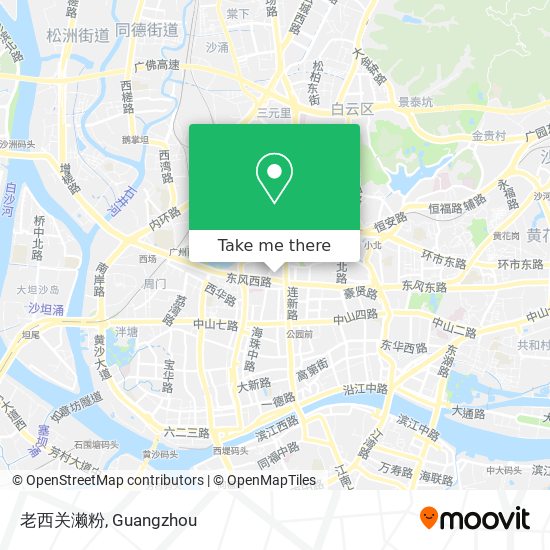 老西关濑粉 map