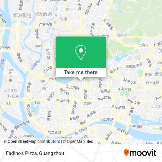Fadino's Pizza map