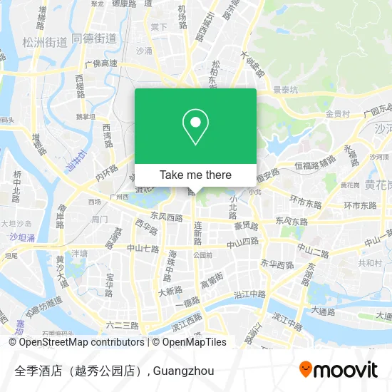 全季酒店（越秀公园店） map