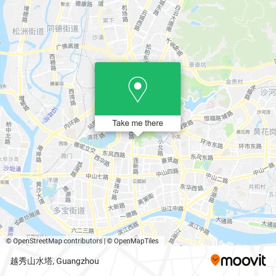 越秀山水塔 map
