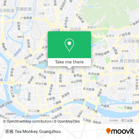 茶猴 Tea Monkey map