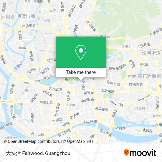 大快活 Fairwood map