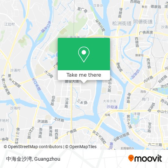 中海金沙湾 map